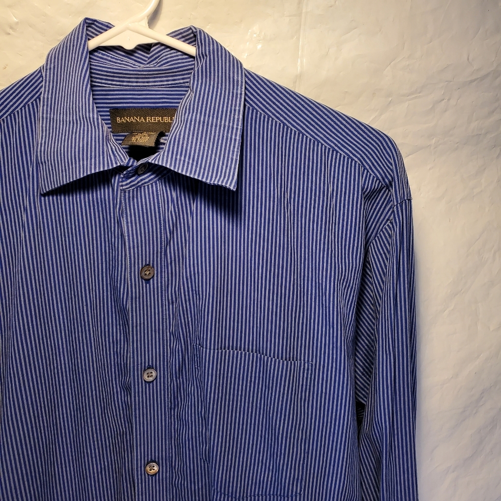 Banana Republic Mens Button Down Dress Shirt sz. L